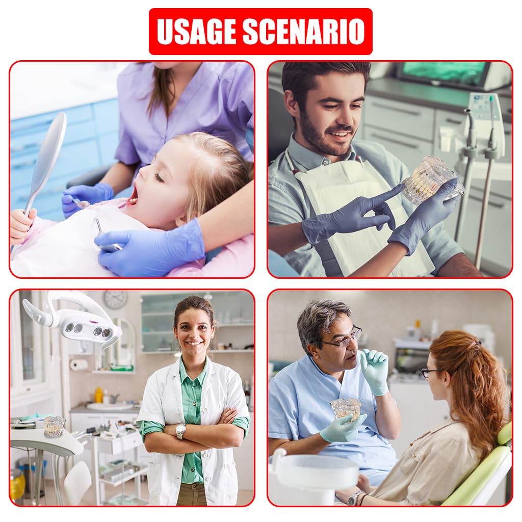 Serplex Transparent Dental Model 1: 1 Adults Pathological Dental Model with Detachable Teeth Educational Tool for Dentists, Hygienists, Students Serplex Transparent Dental Model 1: 1 Adults Pathological Dental Model with Detachable Teeth Educational Tool for Dentists, Hygienists, Students